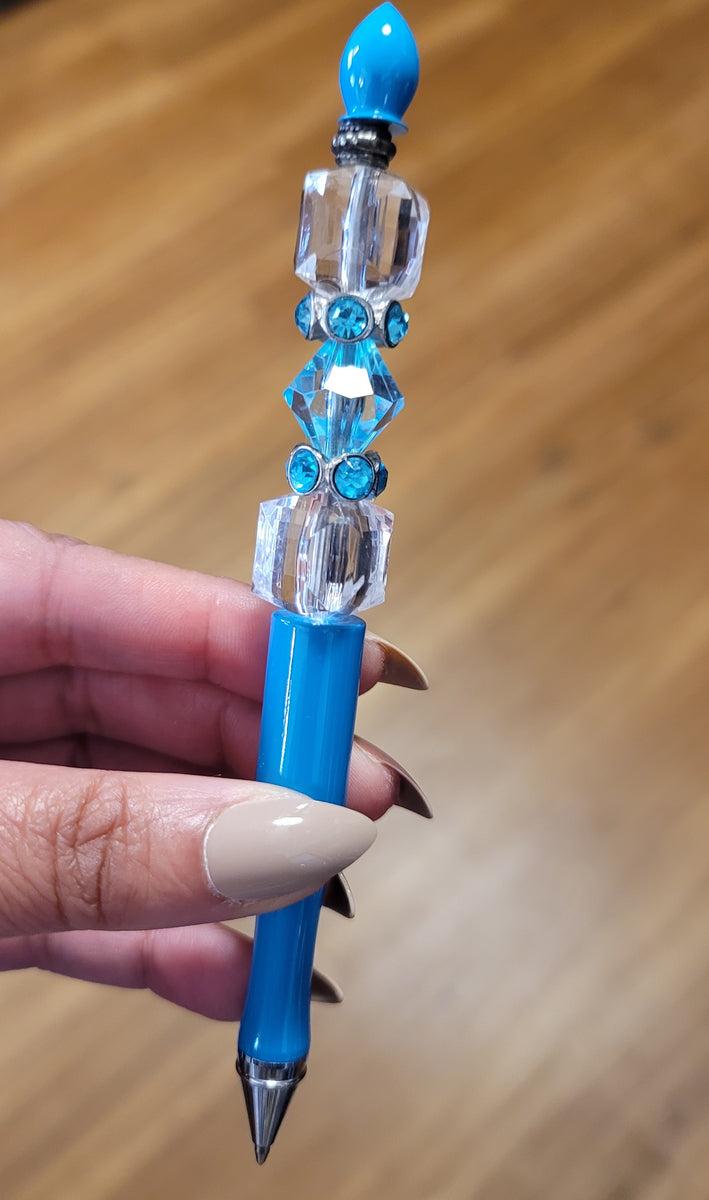 Wholesale Personalized Heart Shaped Bead Pen With Turquoise Jewelry DIY  Water Drop Top Creative Plastic Pen For Decorative Use From Giftstore888,  $0.24